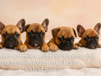French Bulldog Puppies for Sale – Adorable and Healthy! 🐶❤️