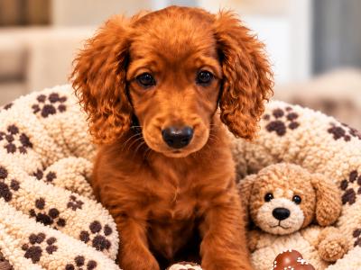 Beautiful male Cockapoo puppy in Cavan